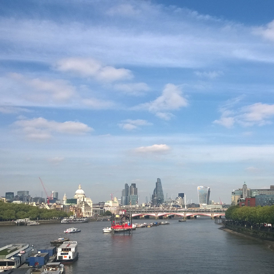 Aufnahme aus luftiger öer Höhe - London